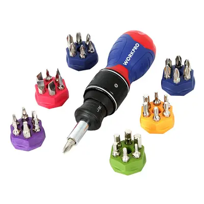 38 in Multifunction Screwdrivers Kit Double Speed Ratchet Screwdriver DIY Repair Tool