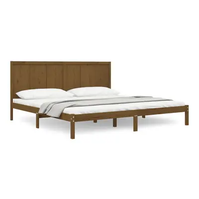 (honey brown, x cm) vidaXL Bed Frame Bed Base Bedstead Bedroom Mattress Foundation Solid Wood Pi