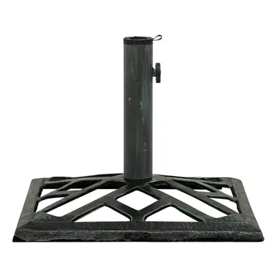 (green, x x cm) vidaXL Umbrella Base Outdoor Parasol Stand Garden Umbrella Holder Cast Iron