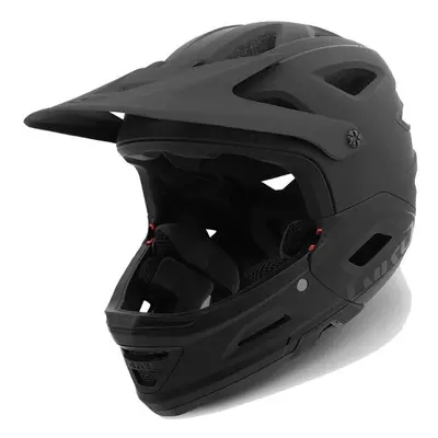 (S - CM, Matt Black / Gloss Black) Giro Switchblade MIPS Dirt / MTB Helmet