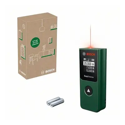 Bosch Laser Measure EasyDistance (Easy & Precise Measurement up to 20m, Pocket Size, one-Button 