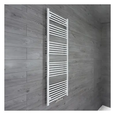 Nes Home x mm Designer Towel Radiator White Single Straight