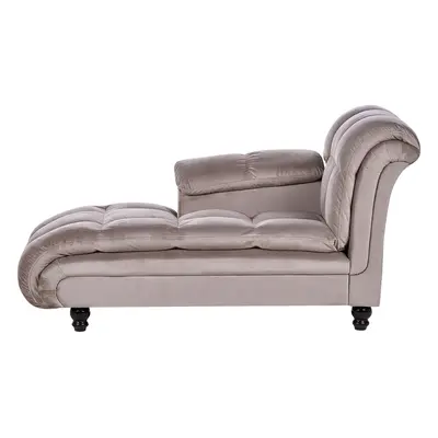 Right Hand Chaise Lounge Taupe LORMONT