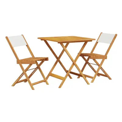 (cream, x x cm) vidaXL Bistro Set Piece Outdoor Bar Set Blue and White Fabric and Solid Wood