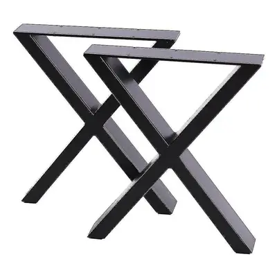 Set Of X-shape Steel Metal Table Legs