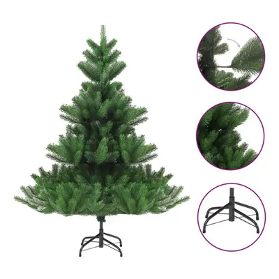 vidaXL Nordmann Fir Artificial Christmas Tree Green Xmas Decoration Tree Set