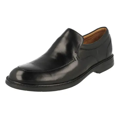 (UK 11, Black) Mens Clarks Formal Slip On Shoes Bilton Step - G Fit