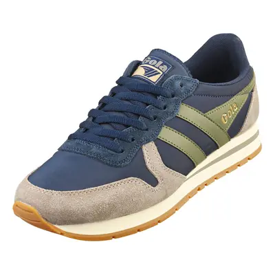 (11) Gola Daytona Chute Mens Casual Trainers in Navy Khaki