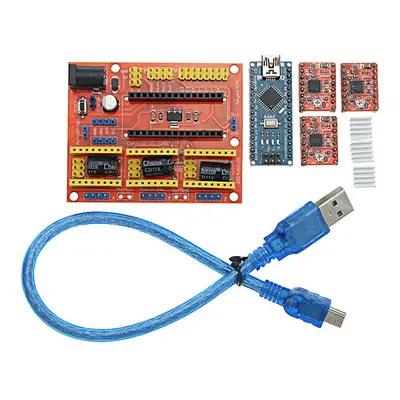 CNC Shield V4+ With Nano 3.0 A4988 Stepper Motor Driver Board For Arduino - products that work w