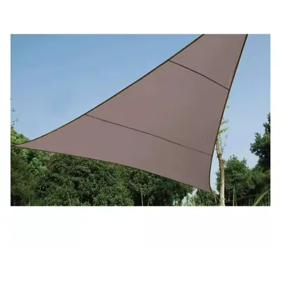 Perel Shade Sail Triangle 3.6m Taupe Outdoor Garden Canopy Shelter GSS3360TA