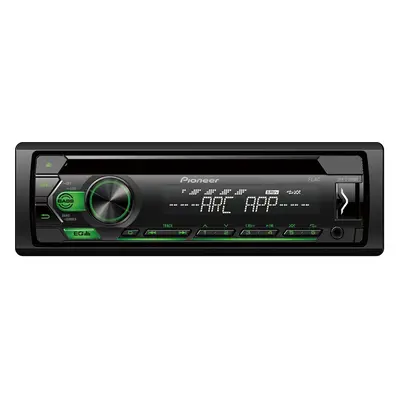 Pioneer DEH S120UBG 1-DIN CD Tuner with RDS tuner, green illumination