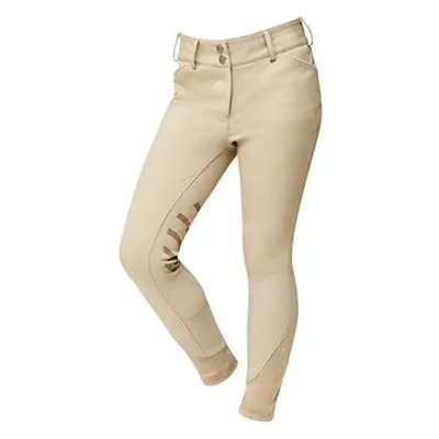 (23in, Beige) Dublin Childrens/Kids Prime Gel Knee Patch Breeches