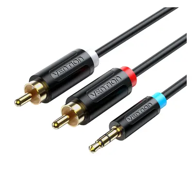 (8M) Cable 3.5mm Jack to 2RCA Audio Hi-Fi Stereo Cable for Smartphone Amplifier Subwoofer Home T