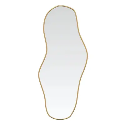 (gold, x cm) vidaXL Wall Mirror Gold 90x40 cm Bathroom Hall Vanity Make up Cosmetic Mirror