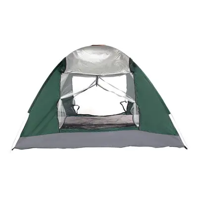 (Dark Green) People Fully Automatic Camping Tent Door Waterproof Windproof UV-Protection Sunshad