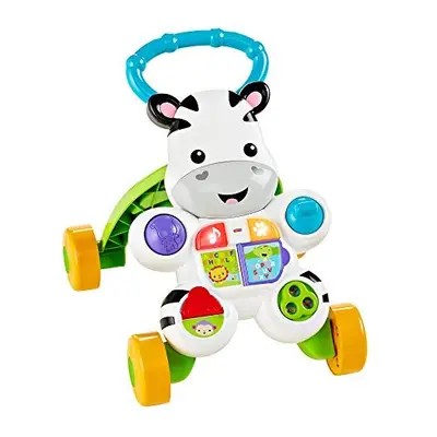 DLF00 Learn with Me Zebra Walker, Baby or Toddler Walker and Electronic Educational Toy with Mus