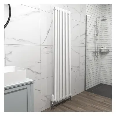 Nes Home X mm Triple Column White Traditional Radiator