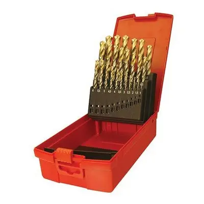 Dormer A095204 Set HSS TiN Coated Jobber Drill Set of 1.0-13.0 x 0.5mm