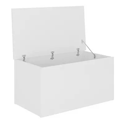 Seconique Nevada Blanket Box in White Gloss