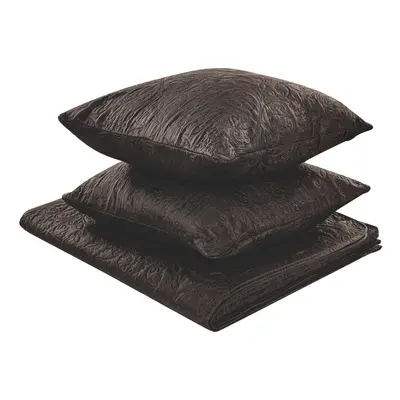 Bedspread with Cushions RAYEN x cm Brown