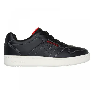 (1.5 (Children's)) Quick Street | Black | Childrens Lace Up Trainers