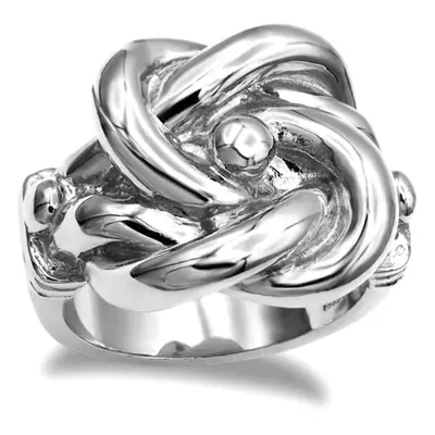 (U) Jewelco London Silver Knot Ring - ARN162