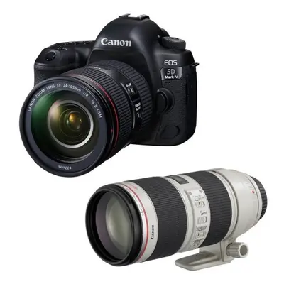 Canon Eos 5Div Kit Ef 24-105Mm Is Ii Usm + Ef 70-200Mm F2.8L Is Ii Usm