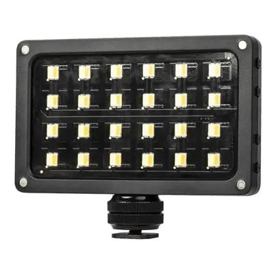 Portable LED Fill-in Video Light Lamp 24pcs Beads Adjustable Brightness with Display Screen Diff