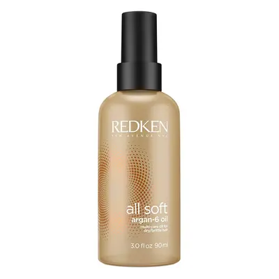 Redken All Soft Argan-6 Oil Multi-Care Oil For Dry/Brittle Hair 90ml / 3.0 fl.oz.