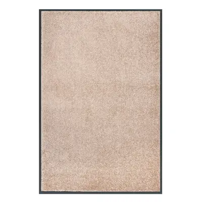 vidaXL Doormat Beige 80x120 cm Home Floor Decorative Barrier Welcome Mat Rug