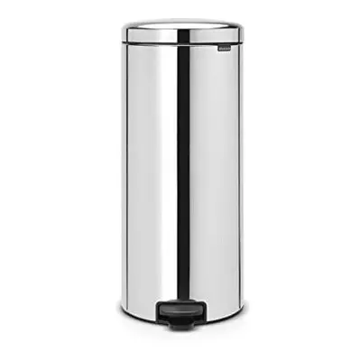 Brabantia Pedal Bin newIcon with Metal Inner Bucket, Litre - Brilliant Steel