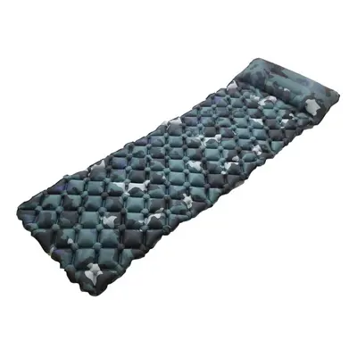 (Camouflage) TPU Air Mattresses Outdoor Inflatable Cushion Camping Mat Picnic Beach Mat with Pil