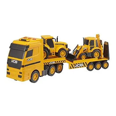 JCB - Kids Toys - Heavy Load Transporter Truck Toy - Kids' Play Figures & Vehicles - Constructio