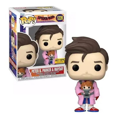 Marvel Spider- Man Spider -Bath Peter Parker and MayDay Figure pop!Marvel (hot Topic Exclusive M