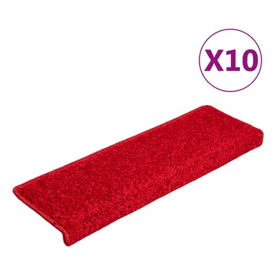 (red, 10) vidaXL Carpet Stair Treads Decorative Stair Step Protector Rug Stair Mats