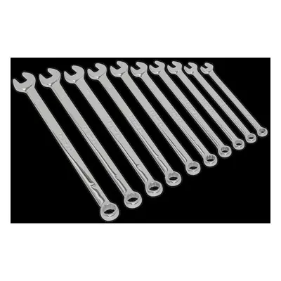 Combination Spanner Set 10pc Extra-Long Metric