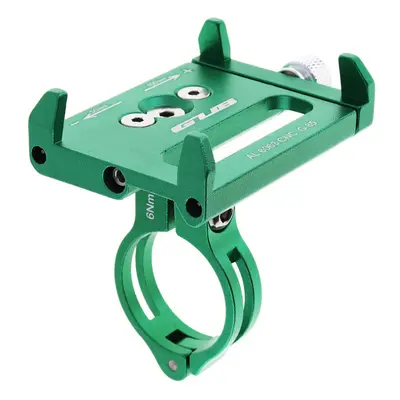 (Green) Bicycle Phone Holder Bracket for Phone GPS Devices Up To 6.2 Inch