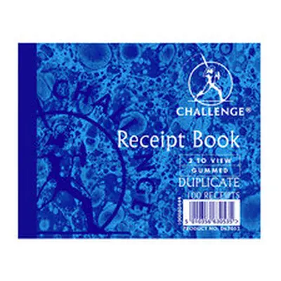 Challenge E Duplicate Book Receipt 105X130