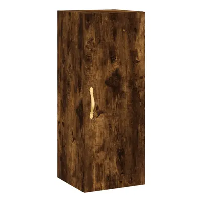 (smoked oak) vidaXL Wall Mounted Cabinet Bathroom Wall Storage Cabinet Engineered Wood