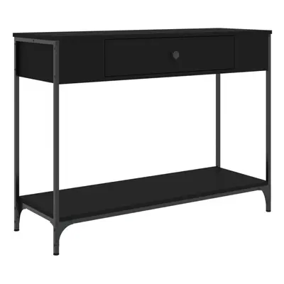 (black, x 34.5 x cm) vidaXL Console Table Side End Table Hallway Stand Sofa Table Engineered Woo