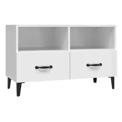 (High gloss white) vidaXL TV Cabinet Engineered Wood Media HiFi Cabinet TV Console Multi Colours