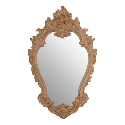 Premier Housewares Antique Brown Rococo Design Wall Mirror