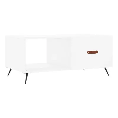 (white) vidaXL Coffee Table Tea Side Table Sofa Couch Accent End Table Engineered Wood