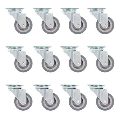 (36 pcs) vidaXL Swivel Casters Trolley Moving Wheels Furniture Caster Trolley Caster