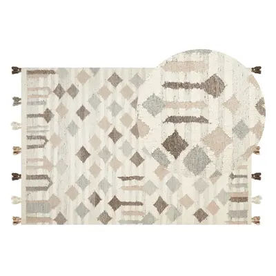 Wool Kilim Area Rug x cm Multicolour KAGHTSRASHEN