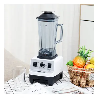 (White) Multifunctional Juicer Adjustable Blender 2L Food Processor Mixer Smoothie Ice Crusher