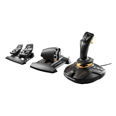 Thrustmaster T.16000M FCS Flight Pack Includes Joystick Throttle and Rudder Pedals PC