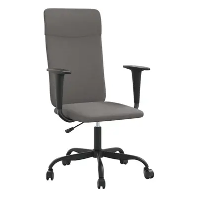 (Dark grey) vidaXL Office Chair Swivel Chair Computer Desk Chair Swivel Stool Seat Fabric