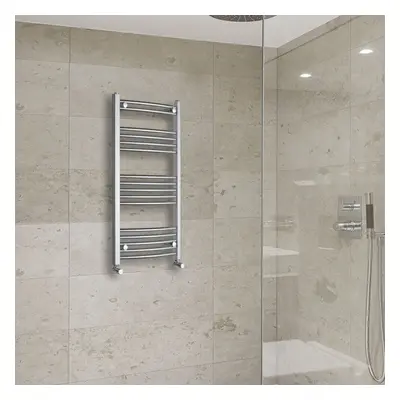 (1000x500mm) Warmehaus Curved Heated Towel Rail Central Heating for Bathroom Kitchen Radiator La