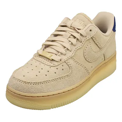 (4) Nike Air Force 07 Lx Womens Fashion Trainers in Grain Blue